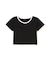 ショート丈リンガーTシャツ