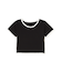 ショート丈リンガーTシャツ