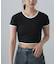 ショート丈リンガーTシャツ