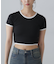 ショート丈リンガーTシャツ
