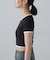 ショート丈リンガーTシャツ