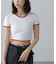 ショート丈リンガーTシャツ