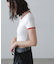 ショート丈リンガーTシャツ
