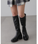 ワイドヒールストレッチブーツ