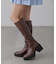 ワイドヒールストレッチブーツ