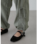 リボンドロストパンツ
