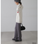 [低身長サイズ／Sシリーズ]フレアセンタープレスパンツ