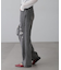 ストレートワイドクラッシュデニムパンツ