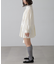 プリーツティアードシャツミニワンピース