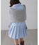 プリーツティアードシャツミニワンピース