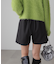 ベルト付きショートパンツ