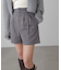 ベルト付きショートパンツ