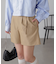 ベルト付きショートパンツ