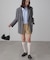 ベルト付きショートパンツ