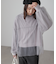 チュールレイヤードスウェット