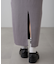 ハーフジップロングニットワンピース