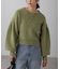 バックリボンショート丈ニット