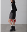 ジップニットミニワンピース