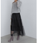 ティアードチュールスカート
