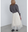 ティアードチュールスカート