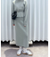 ペプラムニットセットアップ