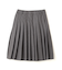 ローウエストミドル丈プリーツスカート