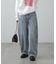 サイド切替カーブデニムパンツ