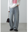 サイド切替カーブデニムパンツ