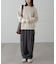 畦チュニック丈ニット