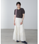 フェザーパフスリーブ半袖ニット