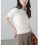 シャギー半袖ニット