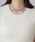 シャギー半袖ニット