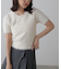 シャギー半袖ニット