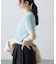 シャギー半袖ニット