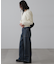 ダブルニーワイドデニムパンツ