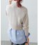 鹿の子編みハイネックニット