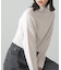 鹿の子編みハイネックニット