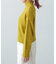 鹿の子編みハイネックニット