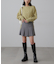 ウエストゴムパールミックスケーブルドロストニット