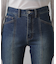 [低身長サイズ／Sシリーズ]フロントシームフレアストレッチデニムパンツ