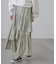 アシメシャーリングティアードスカート