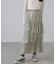 アシメシャーリングティアードスカート