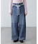 リメイク風ワイドデニム