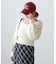フェザーVネックニット
