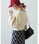フェザーVネックニット
