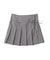 ラッププリーツミニスカート