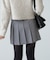 ラッププリーツミニスカート