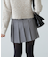 ラッププリーツミニスカート