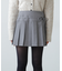 ラッププリーツミニスカート