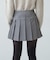 ラッププリーツミニスカート